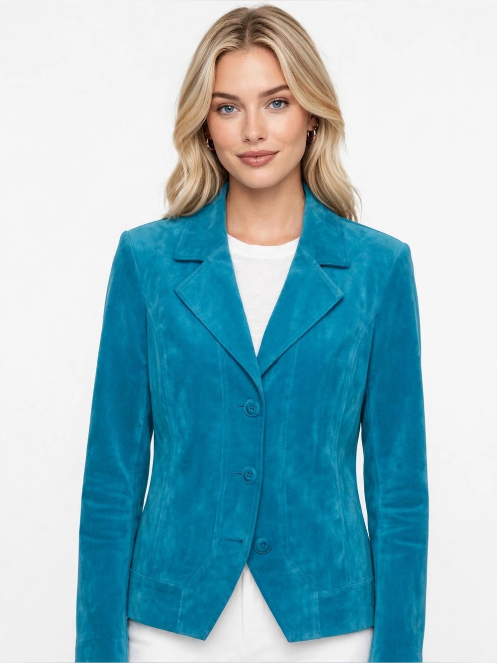 RΒ·QΒ·TΒ· Β· Women's Blazer in Blue Size Medium Like New